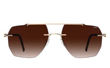 Occhiali Da Sole Silhouette 8696 75 6040 – Titanio Chiaro Lenti Marroni – Rx-able - Foto 3